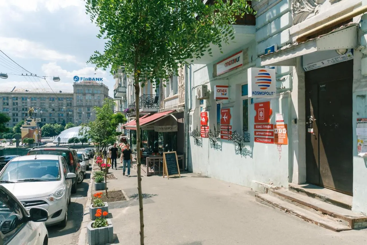 Maidan, Khreschatyk 3Br Kiev Lägenhet